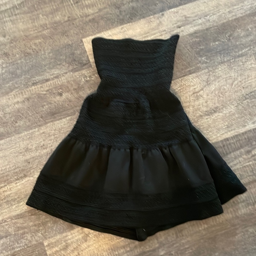 Pleasure doing business black elastic dress size XS
